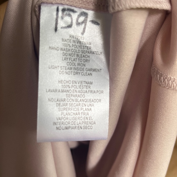 Alex Evening Cold Shoulder Glitter Mesh DustyRose Dress Draped Skirt Cowl Neck 6 - Picture 12 of 12